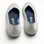 Rothy's ROTHY’S The Flat Round Toe Flax Birdseye Gray Cream Ballet Flats, Size 8 Photo 7