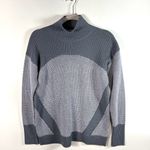 Lululemon  Logo Warm & Restore Merino Wool Turtleneck Tunic Knit Sweater Women 10 Photo 1