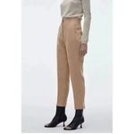 ZARA High Waisted High Rise Viscose Blend Taupe Beige Women’s Pants SZ S #2013 Photo 3