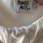 Princess Polly  Top Crop White Long Sleeve Photo 2