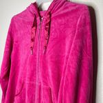 IZOD  Movement Velour Hoody Jacket Pink Photo 6
