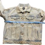 Gap  Denim Icon Jean Jacket‎ XS Light Indigo Blue Classic Trucker Cropped Womens Photo 4