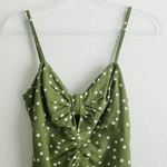 ZARA  Polka Dot Mini Rushed Ruffle Dress Photo 2