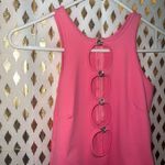 Edikted pink diamond hearts Barbie bodysuit ￼size M Size M Photo 5