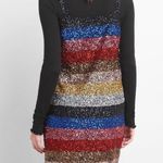 Gap sequined multicolor crazy stripe sleeveless party dress size small Eras Tour Photo 9