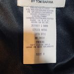 Vintage 90s Beaded Bodice Maxi Dress Knit Fitted Column Gown Empire Waist Black Size 8 Photo 7