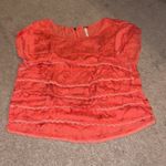 Free People  eyelet tiered top xs Photo 1