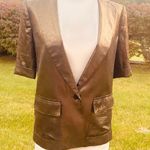 BCBG Maxazria Foley gold metallic blazer Photo 1
