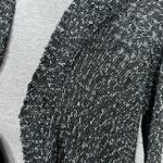 Rachel Zoe Melange Hooded Cardigan Sweater Low Hi Open Front Waterfall Black S Photo 4