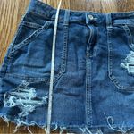 SO Distressed Denim Mini Skirt Photo 8