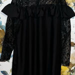 Boohoo  Lace Ruffle Mini Photo 0