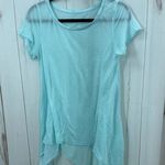 Lululemon Women’s Medium Blue Tee Flowy Photo 0