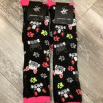Beverly Hills Polo Club NWT 2 Polo Puppy Paw Knee High Socks Photo 0