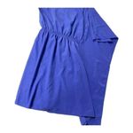Soprano  Royal Blue One Shoudler Flowy Dress S A-line Grecian Knee Length Photo 2