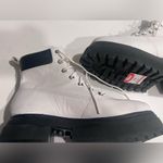 Timberland NEW SKY 6 Inch Lace Up Platform Boots White Nubuck Size 10 Leather Photo 9