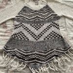 American Rag Cie Beige Ivory Fringe Boho Aztec Sweater, size XS Photo 5