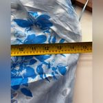 Hello Molly  Into Spring Midi Dress cowl neck Blue floral flowy lightweight S Photo 8