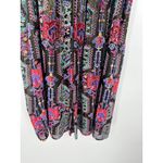 Anthro Moulinette Soeurs Linnea Mini Dress Women Medium Velvet Metallic Swing Photo 3