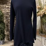 Lovers + Friends Revolve Hip Tie Navy Blue Turtleneck Dress Long Sleeve XL new Photo 8