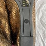 Theory Copper Snake Print Flats Women's 8.5 Brown Photo 4