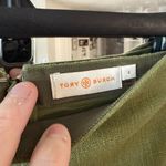 Tory Burch  Olive Green Linen-Blend Shorts Size 6 Photo 1
