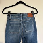 Hidden Jeans Happi Medium Wash Frayed Hem Cargo Crop Flare Size 24 Photo 3