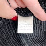 Francesca’s Dina Be Black Textured Skater Shirt L Size L Photo 13