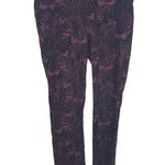 One 5 One  Maternity Pants Womens Large Purple Black Velvet Halloween Whimsigoth Photo 0