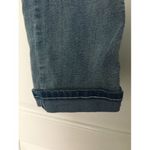 Wallflower Women's Juniors Blue Capri Jeans Zip Button Size 9 Photo 5