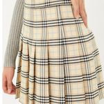 No Boundaries A2Y Women's Check Plaid Print Zipper School Pleated Skirt Photo 3