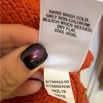 Banana Republic  Coral Pink Cable Knit Sweater Hooded Preppy Cabincore S Photo 5