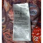 Old Navy Maroon Floral Boho Peasant Top V-neck Long Sleeve Pull Over Size XL Photo 8