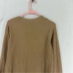 Club Monaco  Long Sleeve Sweater Dress Womens Medium Tan Photo 7