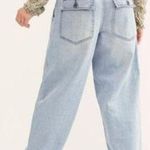 We The Free  Paloma High Waisted Belted Denim Slouchy Jeans Blue Women's Size 26 Photo 1