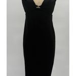 Reiss NWT Rochelle Strappy Midi Dress in Black Sz 2 $385 Photo 3