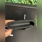 Saint Laurent  - YSL Monogram Small Flap Wallet - Grained Leather - Black W/ Gold Photo 5