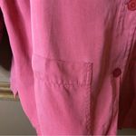 Coldwater Creek ‎ 100% Silk Button Front Blouse Red Large Photo 7