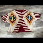 Valentino Garavani Vintage Customized Valentino boutique aztec mesa leather shearling‎ coat Large Photo 7