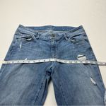 Loft  Curvy Boot Denim Jean Womens Size 28 / 6 Tall 6T Distressed Five Pockets‎ Photo 6