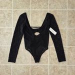 Urban Outfitters  Black Lace Dark Romantic Cutout Bodysuit Photo 3