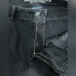 American Eagle  Women’s High Rise‎ Flare Black Jeans Size 18 Photo 6