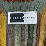 Rhonda Stark Southwestern Italian Acrylic Carnival Stripe Fringe Serape Shawl OS Photo 6