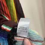 Judith March  Dress Women Large Rainbow Fringe Boho Coastal Cruise Resort Beach Photo 5