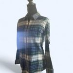 CHAPS  zip up plaid flannel Size Small Photo 4