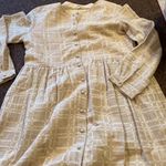 Hidden Alley  beige linen dress M Photo 2
