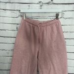 Classic Elements  Pink Wide-Leg Fleece Sweatpants Women’s Medium Lounge Pants Photo 4