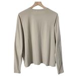 SKIMS Relaxed Long Sleeve T-Shirt in Taupe Cotton Blend Size XL Photo 1