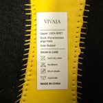 Vivaia Black Margot Open Knit Square Toe V Cut Opening Slip On Flats 40.5 9 9.5 Photo 11