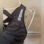 Gymshark NWOT Adapt Animal Seamless Sports Bra, Urban Gray / Black Zebra, Size S Photo 3