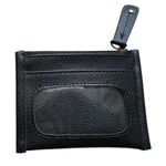 Stone Co Coin Purse Mini Zip Bag Wallet Black Accessory Travel 3"x4" ID Holder Photo 1